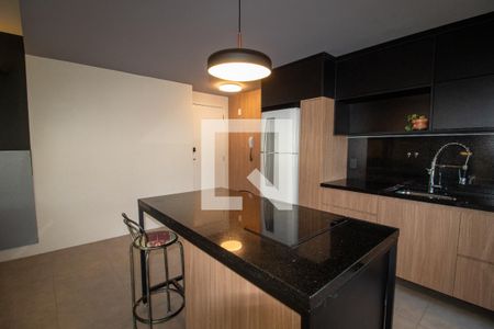 Cozinha de apartamento à venda com 1 quarto, 37m² em Vila Gomes, São Paulo