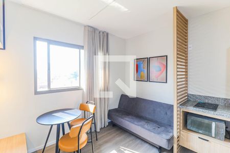 Sala de apartamento à venda com 1 quarto, 28m² em Chácara Santo Antônio (zona Sul), São Paulo