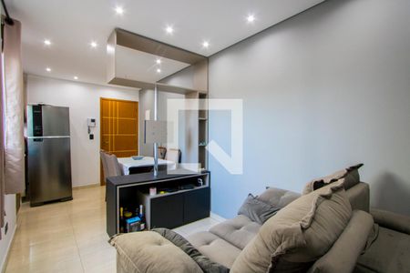 Sala de apartamento à venda com 2 quartos, 86m² em Jardim Silvana, Santo André