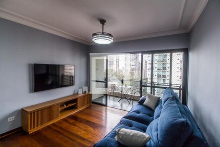 Sala de TV de apartamento à venda com 3 quartos, 128m² em Alphaville Centro Industrial E Empresarial/alphaville., Barueri