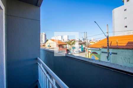 Varanda da sala de apartamento para alugar com 3 quartos, 84m² em Parque São Vicente, Mauá