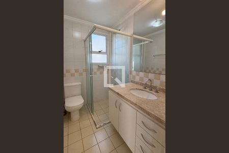 Banheiro da Suíte 1 de apartamento à venda com 3 quartos, 104m² em Tamboré, Santana de Parnaíba