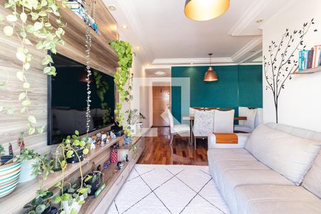 Sala de apartamento à venda com 3 quartos, 63m² em Vila Firmiano Pinto, São Paulo