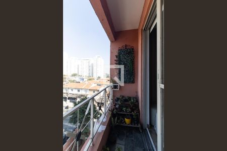 Varanda da Sala de apartamento à venda com 3 quartos, 63m² em Vila Firmiano Pinto, São Paulo