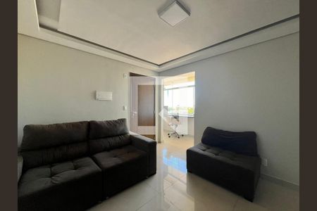 Sala de apartamento para alugar com 1 quarto, 48m² em São Sebastião, 