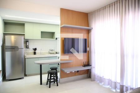 Sala de apartamento para alugar com 2 quartos, 60m² em Setor Bueno, Goiânia