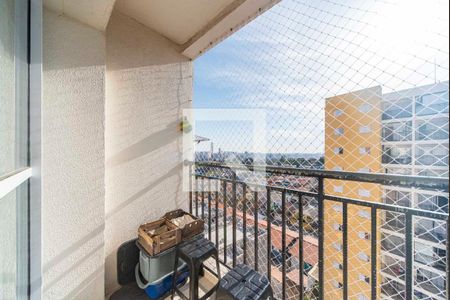 Varanda da Sala de apartamento à venda com 2 quartos, 50m² em Jardim Jamaica, Santo André