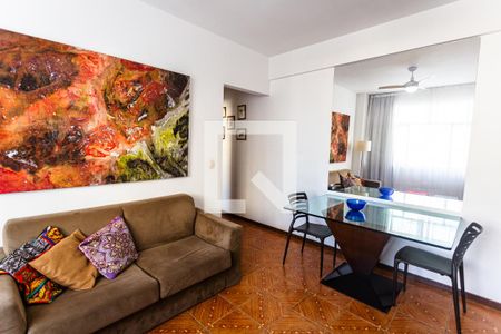 Sala de apartamento para alugar com 1 quarto, 40m² em Lourdes, Belo Horizonte