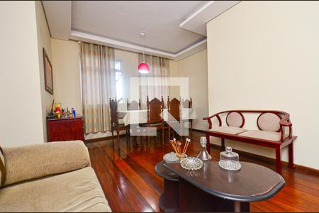 Sala 2 ambientes de apartamento à venda com 3 quartos, 134m² em Palmares, Belo Horizonte