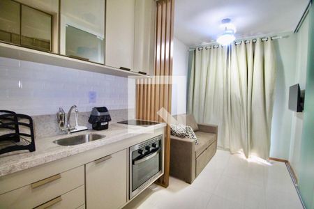 Sala/Cozinha de apartamento para alugar com 1 quarto, 32m² em Pituba, Salvador