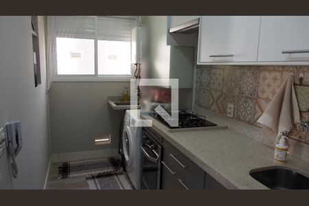 Cozinha de apartamento à venda com 2 quartos, 67m² em Vila Lacerda, Jundiaí