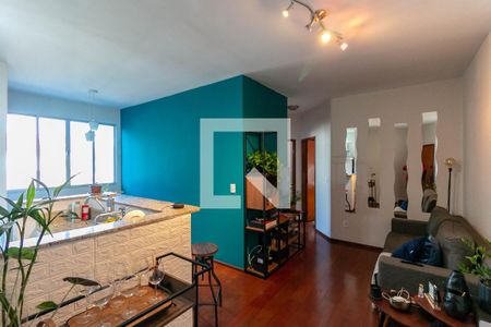 Sala de apartamento à venda com 2 quartos, 55m² em Buritis, Belo Horizonte