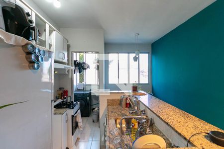 Cozinha de apartamento à venda com 2 quartos, 55m² em Buritis, Belo Horizonte