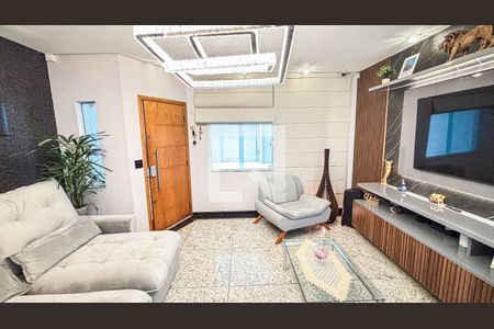 Sala de casa à venda com 3 quartos, 161m² em Vila Scarpelli, Santo André