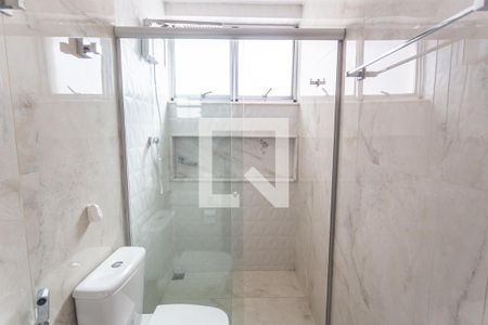 Banheiro da Suíte de apartamento à venda com 3 quartos, 85m² em Anchieta, Belo Horizonte