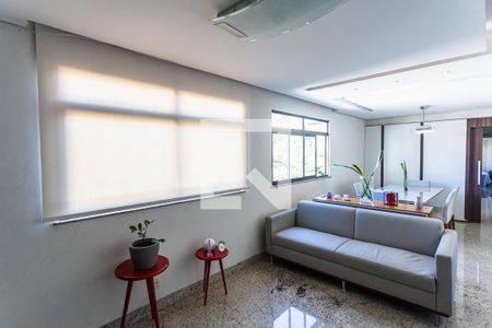 Sala de apartamento à venda com 4 quartos, 140m² em Buritis, Belo Horizonte