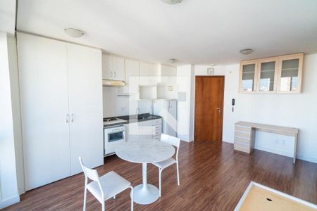 Sala/Cozinha de kitnet/studio à venda com 1 quarto, 43m² em Vila Clementino, São Paulo