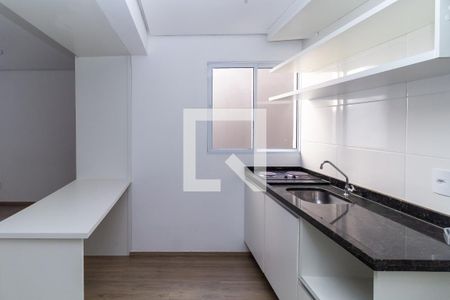 Cozinha de kitnet/studio para alugar com 1 quarto, 24m² em Jardim Independência, São Paulo