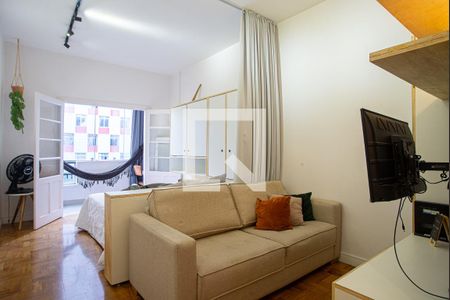 Sala/Quarto de apartamento para alugar com 1 quarto, 42m² em Bela Vista, São Paulo