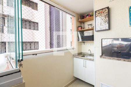 Varanda Gourmet  de apartamento à venda com 3 quartos, 86m² em Vila Carrão, São Paulo