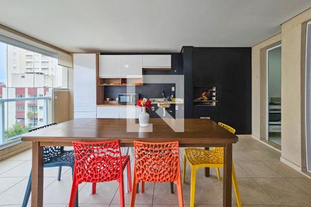 Varanda Sala de casa de condomínio para alugar com 3 quartos, 106m² em Enseada, Guarujá