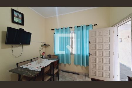 Sala  de casa para alugar com 1 quarto, 125m² em Maracanã, Praia Grande