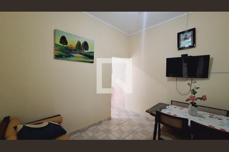 Sala  de casa para alugar com 1 quarto, 125m² em Maracanã, Praia Grande