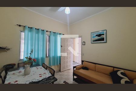 Sala  de casa para alugar com 1 quarto, 125m² em Maracanã, Praia Grande