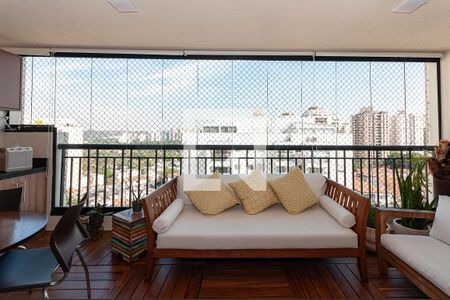 Varanda Gourmet de apartamento à venda com 3 quartos, 167m² em Alto de Pinheiros, São Paulo