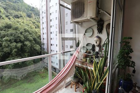 Varanda de apartamento para alugar com 3 quartos, 92m² em Pitangueiras, Guarujá