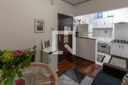 Sala de apartamento para alugar com 1 quarto, 34m² em Centro Histórico, Porto Alegre