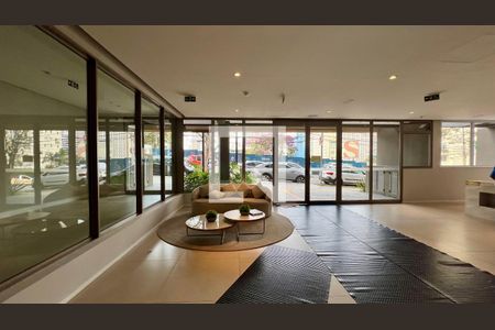 Studio para alugar com 26m², 1 quarto e sem vaga Studio para alugar com 26m², 1 quarto e sem vagaHall de entrada