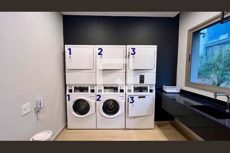 Studio para alugar com 26m², 1 quarto e sem vaga Studio para alugar com 26m², 1 quarto e sem vagaLavanderia