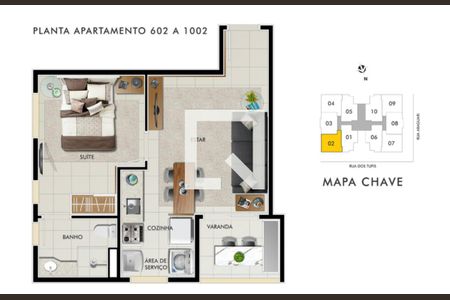 Apartamento à venda com 1 quarto, 39m² em Barro Preto, Belo Horizonte