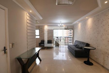 Sala de apartamento para alugar com 4 quartos, 132m² em Guaiúba, Guarujá