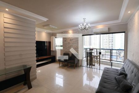 Sala de apartamento para alugar com 4 quartos, 132m² em Guaiúba, Guarujá