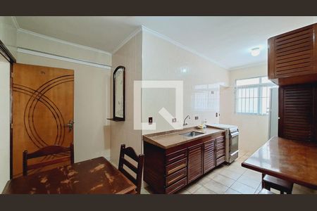 Sala/Cozinha de apartamento para alugar com 1 quarto, 37m² em Vila Tupi, Praia Grande