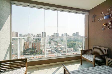 Varanda de kitnet/studio para alugar com 1 quarto, 35m² em Vila Gomes Cardim, São Paulo