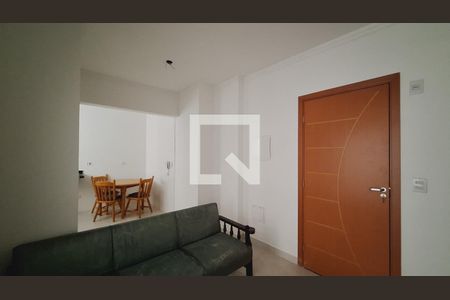 Sala de apartamento para alugar com 1 quarto, 50m² em Vila Caiçara, Praia Grande