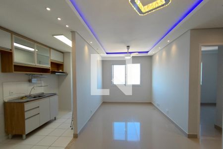 Sala de apartamento para alugar com 2 quartos, 50m² em Jardim do Lago Continuação, Campinas