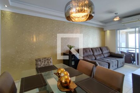 Sala de Jantar de apartamento para alugar com 3 quartos, 95m² em Guilhermina, Praia Grande