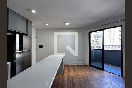 Sala de apartamento para alugar com 1 quarto, 39m² em Brooklin Paulista, São Paulo