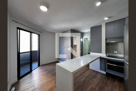 Sala de apartamento para alugar com 1 quarto, 39m² em Brooklin Paulista, São Paulo