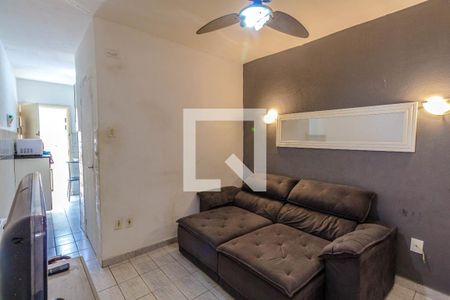 Sala de apartamento para alugar com 1 quarto, 30m² em Canto do Forte, Praia Grande