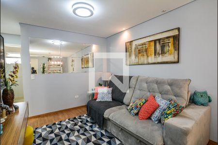 Sala de apartamento para alugar com 3 quartos, 75m² em Vila Valparaíso, Santo André