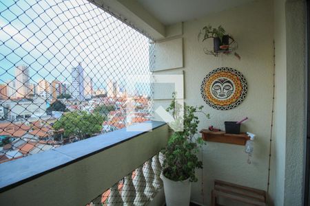 Varanda da sala  de apartamento à venda com 2 quartos, 57m² em Mooca, São Paulo