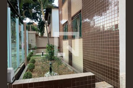 Revestimento Frontal / jardim de apartamento à venda com 3 quartos, 82m² em Dona Clara, Belo Horizonte