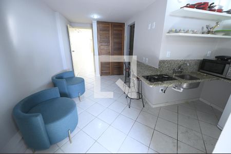 Sala/Cozinha de kitnet/studio para alugar com 1 quarto, 23m² em Setor Central, Goiânia