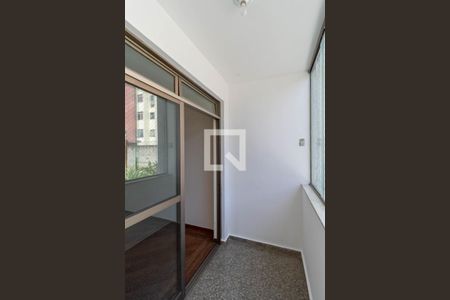 Varanda da sala de apartamento à venda com 3 quartos, 96m² em Castelo, Belo Horizonte