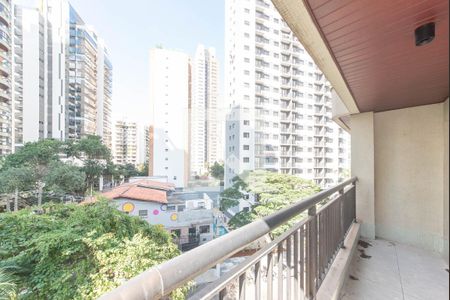 Varanda da Sala de apartamento à venda com 4 quartos, 200m² em Campo Belo, São Paulo